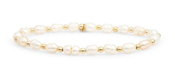 Sparkling Jewels Okouzlující perlový náramek Intersellar SBG-PEARL-3MM-MIX