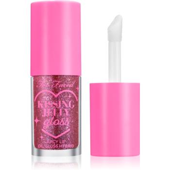 Too Faced Kissing Jelly Lip Oil Gloss olejový lesk na rty pro intenzivní hydrataci odstín Grape Soda 4.5 ml