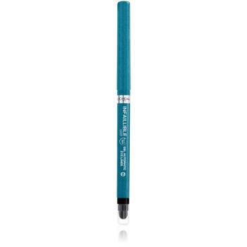 L’Oréal Paris Infaillible Grip 36h Gel Automatic Liner gelová tužka na oči s aplikátorem odstín 07 Turquoise Faux Fur 0.4 g