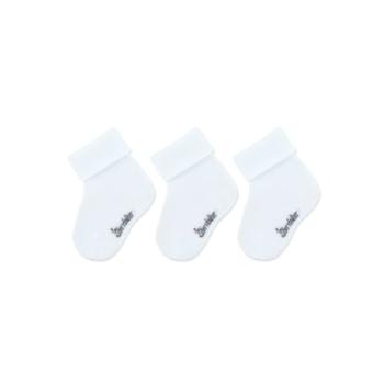 Sterntaler Dětské ponožky 3-Pack Uni White