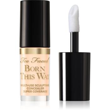 Too Faced Born This Way Super Coverage Multi-Use Concealer Travel Size dlouhotrvající korektor pro plné krytí odstín Snow 2 ml