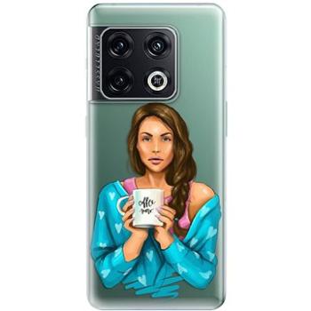 iSaprio Coffe Now - Brunette pro OnePlus 10 Pro (cofnobru-TPU3-op10pro)