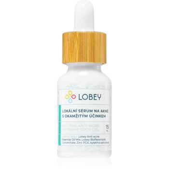 Lobey Skin Care Lokální sérum na akné s okamžitým účinkem lokální péče proti akné 15 ml