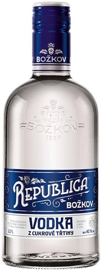 Božkov REPUBLICA třtinová vodka 40% 0,7l