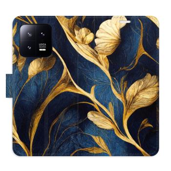 Flipové pouzdro iSaprio - GoldBlue - Xiaomi 13