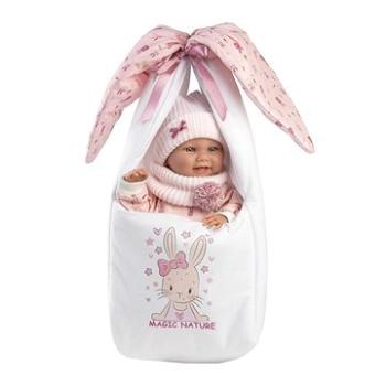 Llorens 73902 New Born holčička - realistická panenka s celovinylovým tělem - 40 cm (8426265739028)