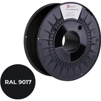 C-TECH filament PREMIUM LINE ASA dopravní černá RAL9017 (3DF-P-ASA1.75-9017)