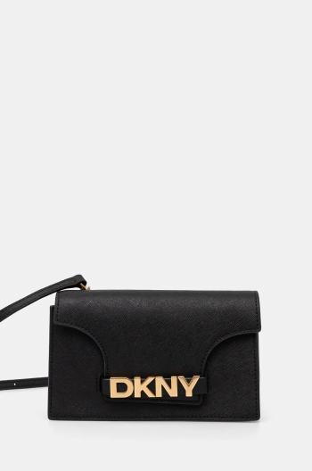 Kožená kabelka Dkny černá barva, R435OG58