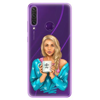 Odolné silikonové pouzdro iSaprio - Coffe Now - Blond - Huawei Y6p