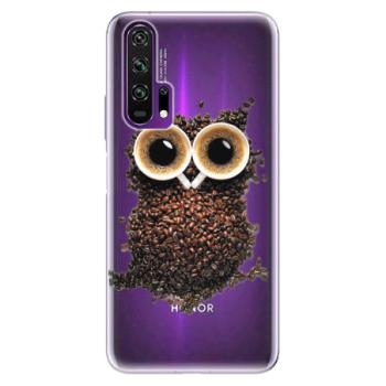 Odolné silikonové pouzdro iSaprio - Owl And Coffee - Honor 20 Pro