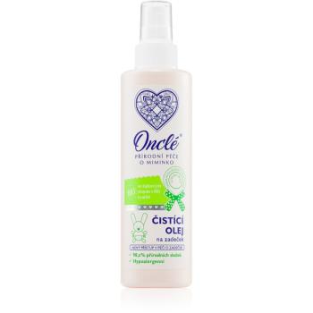 Onclé Baby dětský čisticí olej na zadeček pro děti od narození 200 ml