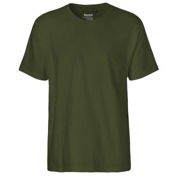 Neutral Pánské tričko Classic z organické Fairtrade bavlny - Military | XXL