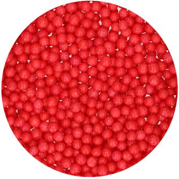 Cakesupplies Cukrové kuličky Soft Pearls - Červené 80 g