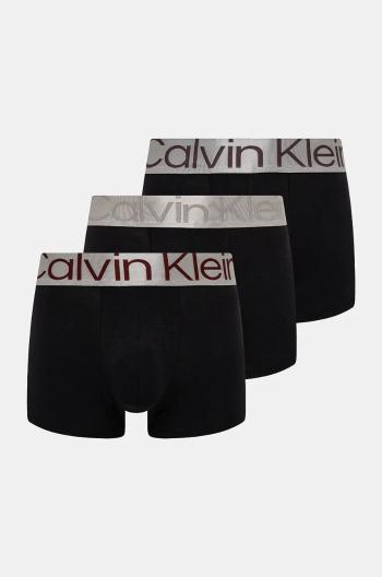 Boxerky Calvin Klein Underwear 3-pack pánské, černá barva