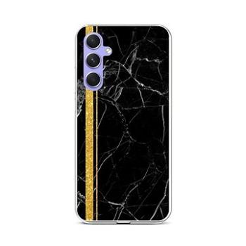 TopQ Kryt STYLE Samsung A54 5G Mramor černo-zlatý 93228 (93228)