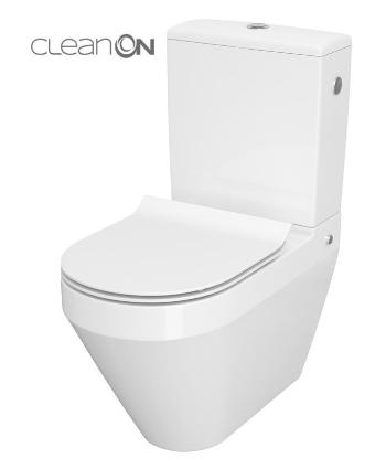 CERSANIT WC KOMBI CREA CLEANON 010/020 OVAL, NÁDRŽKA 010 3/5, SEDÁTKO DUR SLIM WO LW ONE  K114-023-B-SET