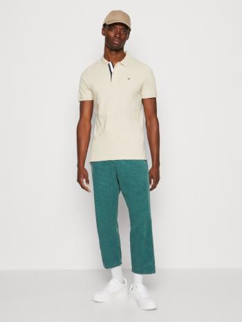 Tommy Jeans pánské béžové polo triko  - XL (ACG)