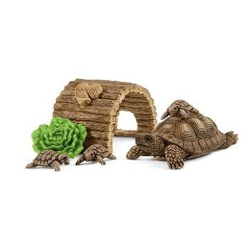 Schleich Želví  rodinka s domečkem 42506 (4059433570549)