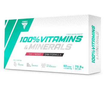 100% Vitamins & Minerals - Trec Nutrition 60 kaps.