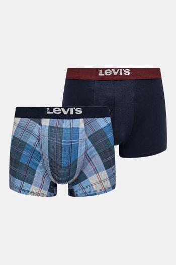 Boxerky Levi's 2-pack pánské, tmavomodrá barva, 37149-1022