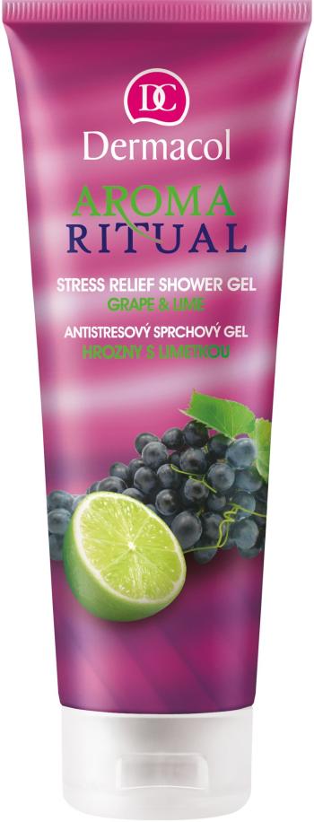 Tusfürdő DERMACOL Aroma Ritual Grape & Lime Stress Relief Shower Gel 250 ml