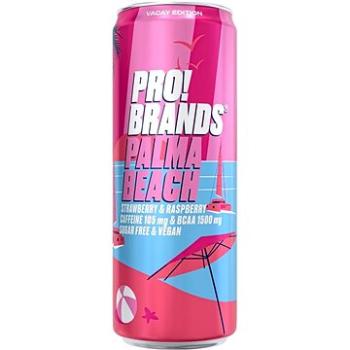 ProBrands BCAA Drink 330 ml jahoda - malina  (Palma Beach) (7350021423870)