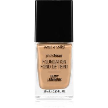 Wet n Wild Photo Focus lehký hydratační make-up pro rozjasnění pleti odstín Golden Beige 28 ml