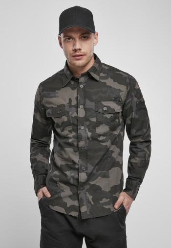 Brandit Slim Worker Shirt darkcamo - M