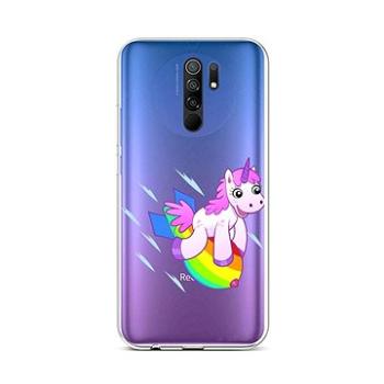 TopQ Kryt Xiaomi Redmi 9 silikon Flying Unicorn 52897 (Sun-52897)