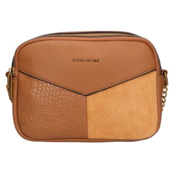 Dámská crossbody kabelka David Jones Electe - koňak