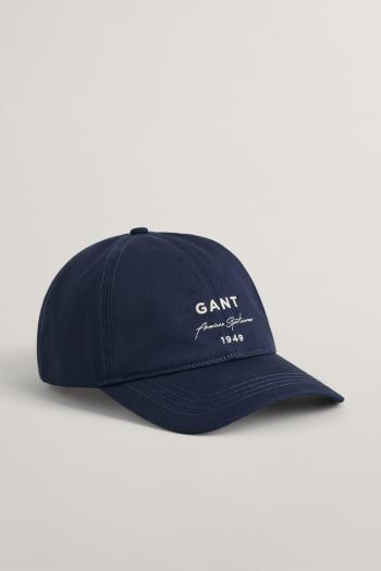 KŠILTOVKA GANT GRAPHIC SCRIPT COTTON TWILL CAP EVENING BLUE