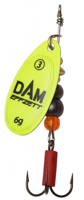 Dam třpytka effzett fluo spinner yellow - velikost 2 hmotnost 4 g