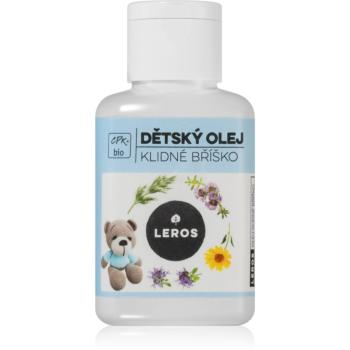 Leros BIO Baby oil Klidné bříško, divoký tymián & kopr olej na masáž bříška kojence 60 ml