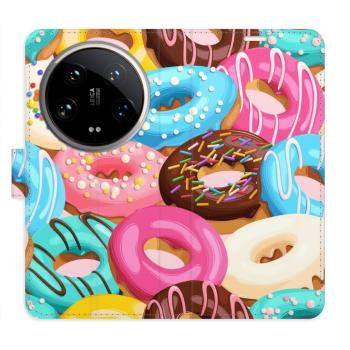 Flipové pouzdro iSaprio - Donuts Pattern 02 - Xiaomi 14 Ultra