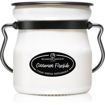 Milkhouse Candle Co. Creamery Cinnamon Fireside vonná svíčka Cream Jar 142 g