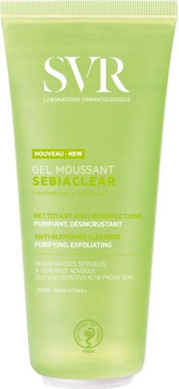 SVR Čisticí gel pro mastnou a aknózní pleť Sebiaclear (Anti-Blemishes Cleanser) 200 ml