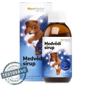 MycoMedica Medvědí sirup 200 ml + pastelky ZDARMA