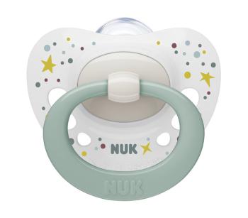 NUK Dudlík Signature 0-6m box bílo-zelený