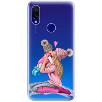 iSaprio Kissing Mom - Blond and Girl pro Xiaomi Redmi 7 (kmblogirl-TPU-Rmi7)