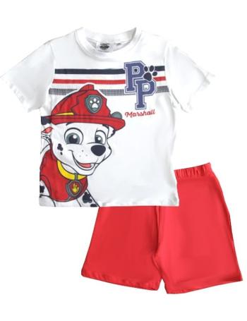 Paw patrol marshall červeno-bílé chlapecké pyžamo vel. 108