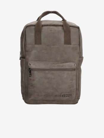 Enrico Benetti Rotterdam 13" Notebook Medium Taupe Batoh Šedá