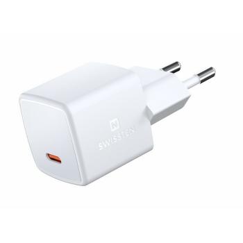 SWISSTEN Mini adaptér GaN 33W USB-C, bílá