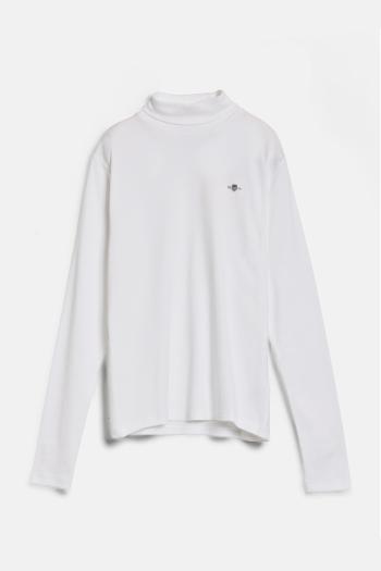 TRIČKO GANT SHIELD LS TURTLENECK WHITE