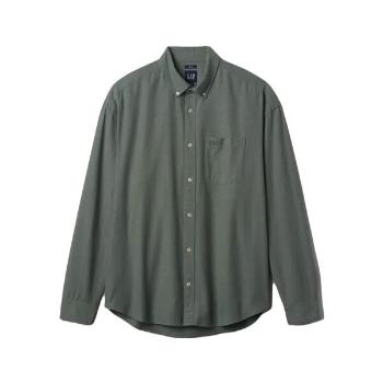 GAP OXFORD Pánská košile, khaki, velikost