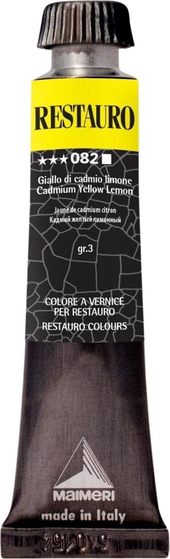 Maimeri Varnish Restauro Restaurační barva Cadmium Yellow Lemon 082 20 ml 1 ks