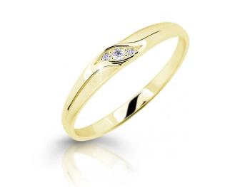 Cutie Diamonds Elegantní prsten ze žlutého zlata s brilianty DZ6815-2844-10-X-1 51 mm