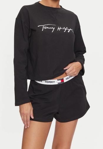 Dámské pyžamo Tommy Hilfiger UW0UW05630 M Černá