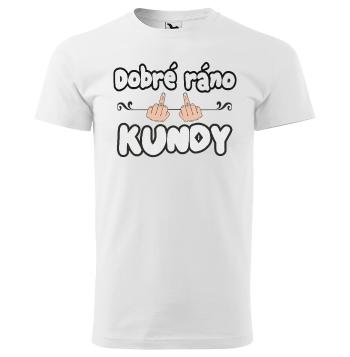 Tričko Dobré ráno kundy (Velikost: 2XL, Typ: pro muže)