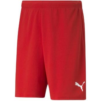 Puma TEAMRISE SHORTS Pánské kraťasy, červená, velikost