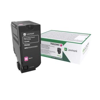 Lexmark 75B20M0 purpurový (magenta) originální toner